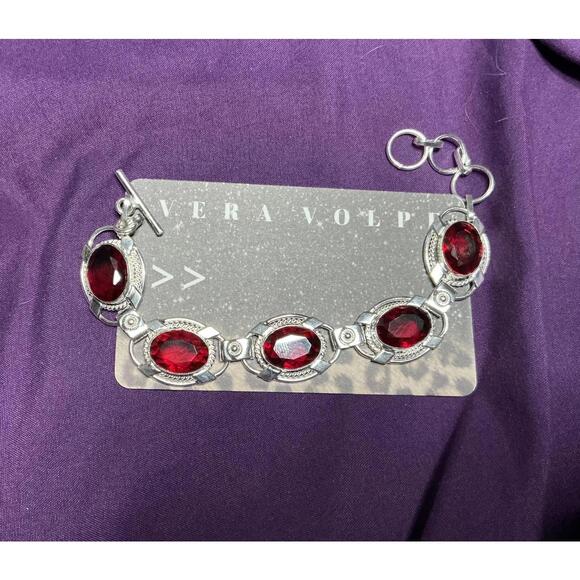 // Gorgeous Vera Volpe Crimson Bracelet